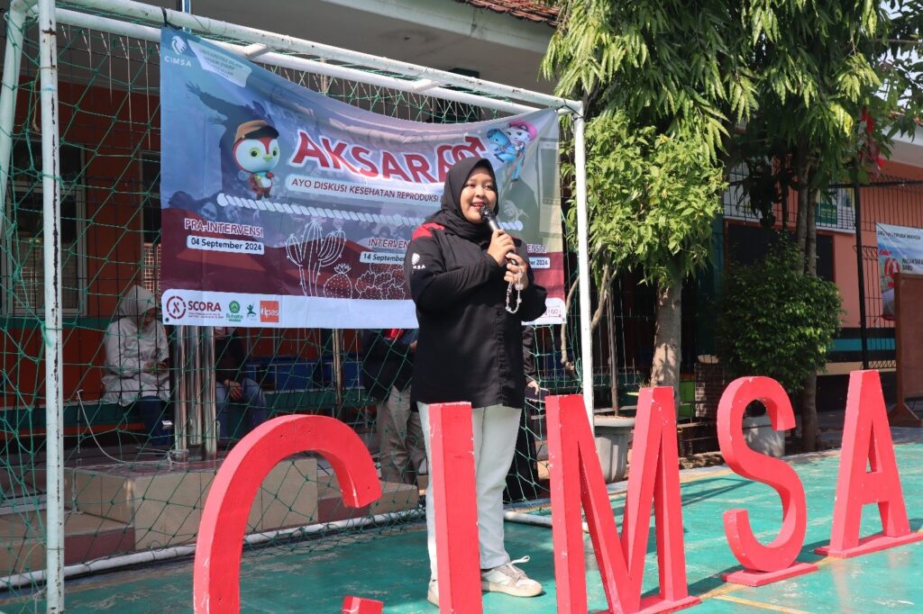 Dalam kegiatan tersebut, Health System Strengthening Field Officer Yayasan IPAS Indonesia